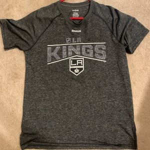 Reebok Mens Large LA Kings Grey T-Shirt